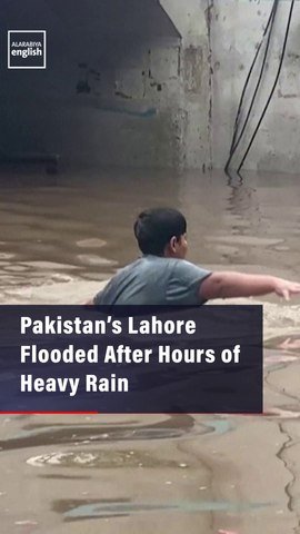 Pakistan’s Lahore Flooded After Hours of Heavy Rain