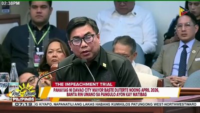 NBI Director Atty. Matibag, muling sumalang sa witness stand; pagbabanta ni VP Duterte sa ilang matataas na opisyal, tinalakay | ulat ni JM Thompson