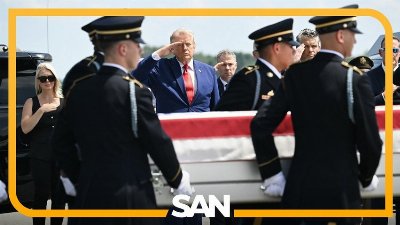 Trump honors four US troops killed in Iran attacks, flies one family to Georgia on Air Force One