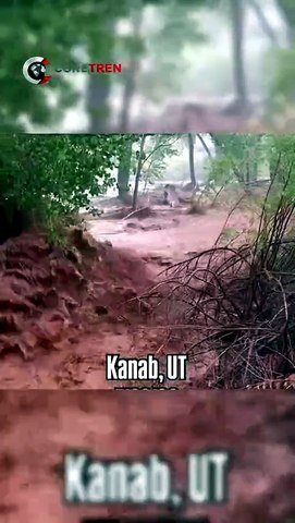 A Dry Canyon Turned Into a Raging River Within Minutes