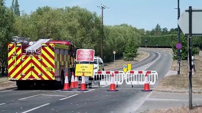 Fire crews tackle blaze at Essex industrial estate