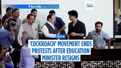 India's 'Cockroach' movement ends protests after education minister resigns