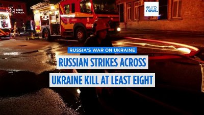 Russian strikes across Ukraine kill at least eight over last 24 hours