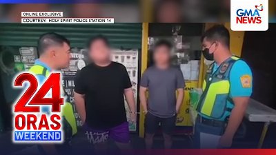 Dalawang lalaking nagbanta at nagpanggap na pulis, arestado | 24 Oras Weekend