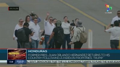 Honduras former Pres. Juan Orlando Hernandez returns to his country