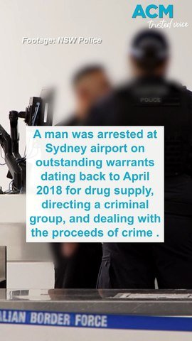 Arrest at airport on eight-year outstanding warrant