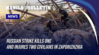 Russian strike kills one and injures two civilians in Zaporizhzhia