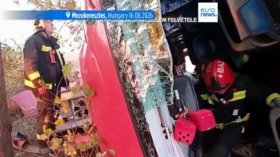 At least 12 people killed in Polish tourist bus crash in Hungary