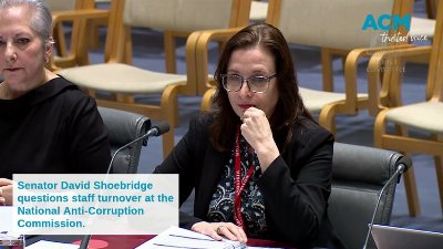 Senator David Shoebridge questions staff turnover at the National Anti-Corruption Commission.