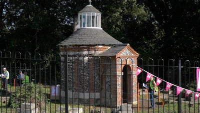 Canterbury residents celebrate reopening of UK's tiniest chapel