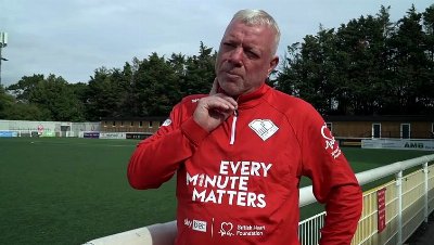Man who suffered cardiac arrest at Chatham FC raises awareness of CPR