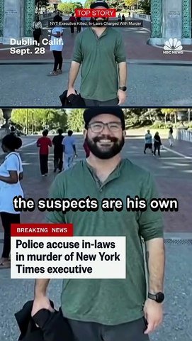 NYT Executive Killed, In-Laws Charged With Murder #shorts