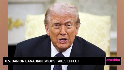 U.S. Ban on Canadian Goods Takes Effect